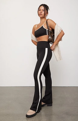 PAC 1980 WHISPER Active Classic Stripe Flare Yoga Pants