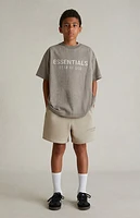 Fear of God Essentials Kids Timber Fleece Soccer Sweat Shorts
