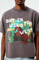 Pacsun Wild West Puff Oversized T-Shirt