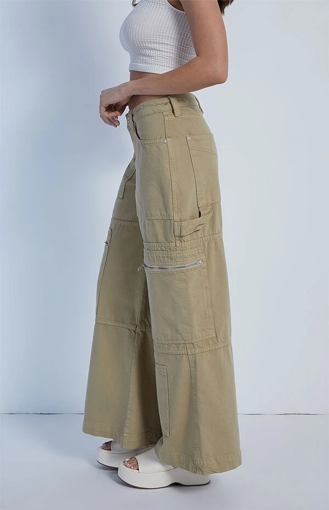 Wide Leg Combat Carpenter Pants