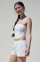 Beverly and Beck Eyelet Shorts