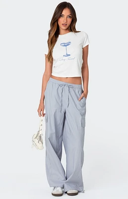 Edikted Phoenix Linen Look Cargo Pants