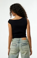 LA Hearts One Shoulder Sweater Top