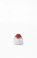 Reebok Women's White Red Navy Club C Revenge Sneakers