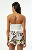 Pacsun Pink Camo Sweat Shorts