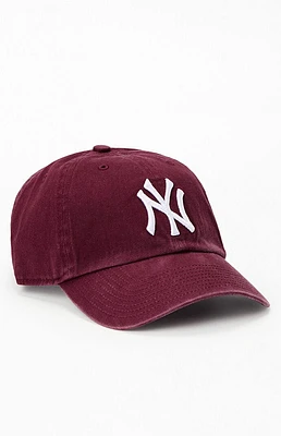 47 Brand Maroon NY Yankees Dad Hat