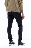 PacSun High Stretch Black Stacked Skinny Jeans