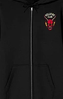 Stranger Things Hawkins Hellfire Zip Up Hoodie