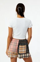 Pacsun Patchwork Sweat Shorts