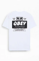 Obey Records Buy Sell Trade Heavyweight Boxy T-Shirt
