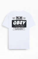 Obey Records Buy Sell Trade Heavyweight Boxy T-Shirt