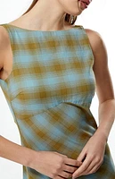 Thrills Plaid Ansley Xavier Mini Dress