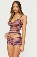 Edikted Zigzag Stripe Tank Top