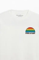 Free & Easy Sunset Rainbow T-Shirt