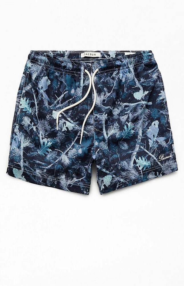 PacSun Woodland Ash Camo AOP 4.5" Swim Trunks