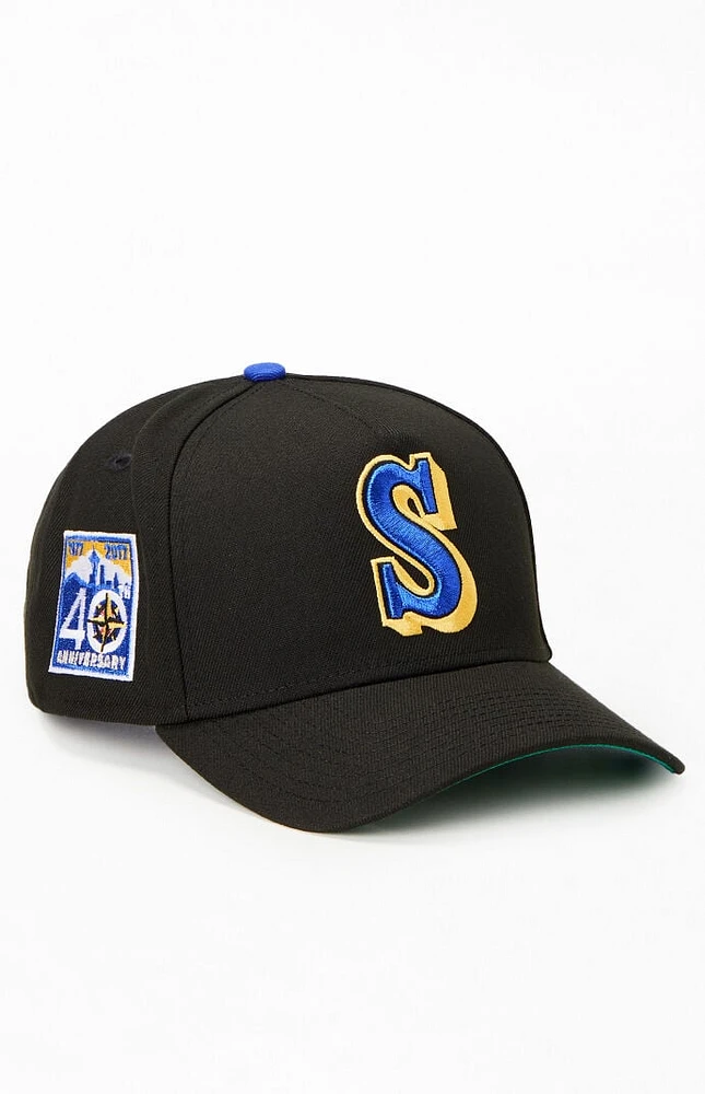 New Era x PS Reserve Seattle Mariners Black 9FORTY Hat