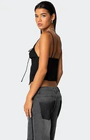 Edikted Trinitie Poplin Corset