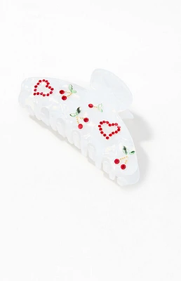 LA Hearts Heart Cherry Hair Claw Clip