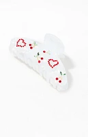 LA Hearts Heart Cherry Hair Claw Clip