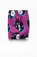 PacSun 8 Ball 4.5" Swim Trunks