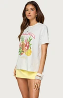Edikted Tropical Fruits Graphic T-Shirt