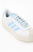 adidas Women's White & Blue VL Court Bold Sneakers