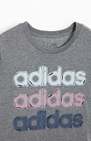 adidas Kids Linear Stack Logo T-Shirt