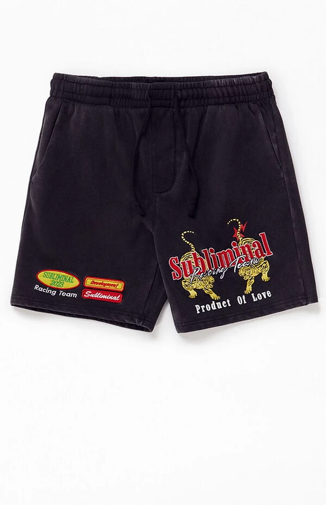 Pacsun Subliminal Fleece Volley Sweat Shorts