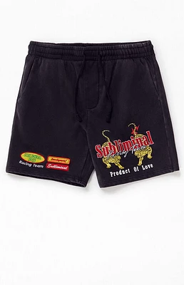 Pacsun Subliminal Fleece Volley Sweat Shorts