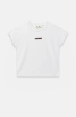 Fear of God Essentials Women's Cloud White Tri-Blend Muscle T-Shirt