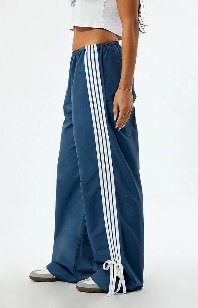 PacSun Navy Wide Leg Track Pants