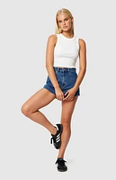 ABRAND Bella High Waisted Relaxed Denim Shorts
