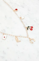 LA Hearts Western Charm Necklace