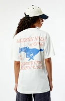 Diamond Cross Ranch Jackson Wyoming Runnin' T-Shirt