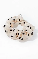 LA Hearts Polka Dot Scrunchie