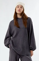 WEWOREWHAT Knit Oversized Hoodie