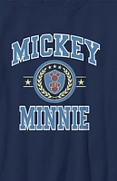 Kids Mickey Minnie College T-Shirt