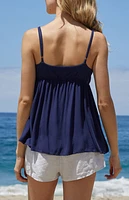 John Galt Navy Edith Tank Top