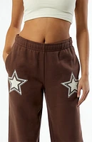Pacsun Starred Baggy Sweatpants