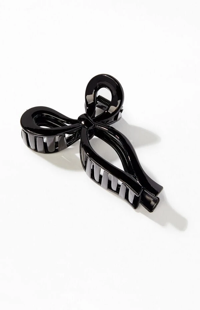 LA Hearts Black Bow Hair Claw Clip