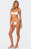 Eyelet String Bikini Bottoms