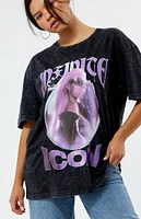 Paris Hilton Infinite Icon Chrome Oversized T-Shirt