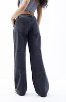 Pacsun Casey Black Low Rise Seam Baggy Jeans