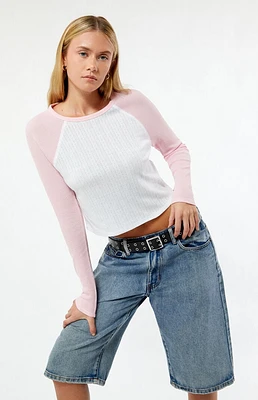 Est. PAC 1980 Wildwood Pointelle Long Sleeve Top