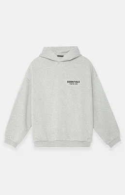 Fear of God Essentials Light Heather Grey Fleece Hoodie