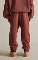 Fear of God Essentials Kids Crimson Heavy Fleece Sweatpants