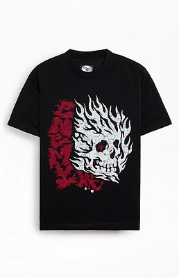 Enemy NYC Skull Rhinestone T-Shirt