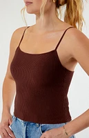 LA Hearts Cordelia Ribbed Tank Top