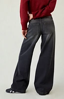 Pacsun Casey Low Rise Baggy Jeans Black Tinted