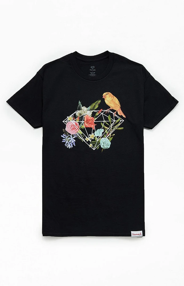 Diamond Supply Co Canary Flowers T-Shirt